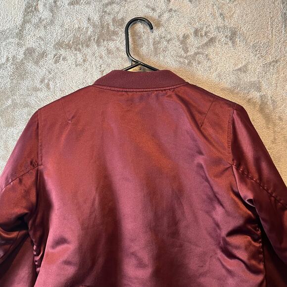 Stussy World Tribe Red Bomber Jacket XS Streetwear Y2K Skater Vibes Grail - Picture 4 of 7